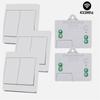 433MHz Wireless Kinetic Self-powered No Battery Wall Switch 220V Light Switch