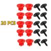 20PCS Engine Undertray Cover Clips Screws For Volvo V50 C30 For Jaguar For Ford Focus Ii 04-11 C-max 03-10 For Mondeo Mk3 00-07