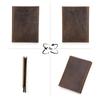 CONTACT'S RFID Passport Wallet Genuine Leather Men Passport Cover Men Women International Travel Accessories Credit Card Holder