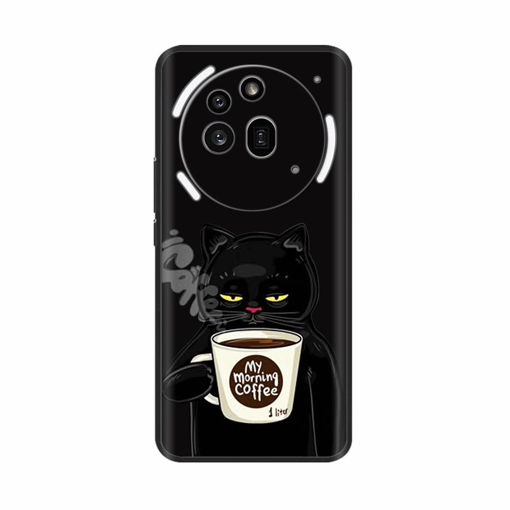 Чехол для Nothing Phone 3A Pro A059P Милый мультяшный расписной чехол Ударопрочный мягкий ТПУ чехол для телефона Для Nothing Phone 3A Pro Phone3A