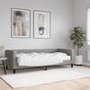 VidaXL Daybed with Mattress Light Grey 80x200 Cm Fabric 3196555