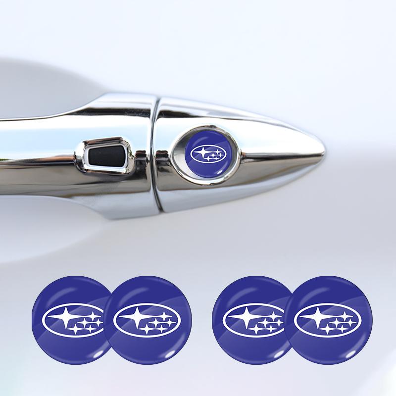 For Subaru Forester impreza Outback Legacy Tribecacar 15mm Car keychain sticker door keychain sticker central control sticker Z7