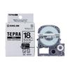 King Jim [Genuine] Tepra PRO Tape Cartridge Matte Label 18mm Light Gray/Black Letters 8m SB18H