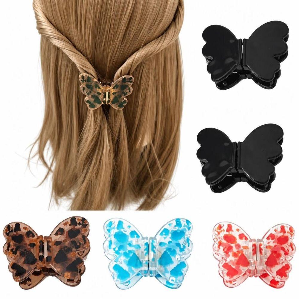 1pc Butterfly Shape Magnetic Hair Clip Magnetic Closure Decorative Hair Clip Hair Styling
