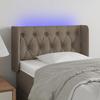 VidaXL LED Headboard Bedroom Furniture Single Bed Accessory Headboard Interior Taupe 3123550