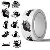 Cartoon Holiday Gift Sealing Stickers - 500 Self-Adhesive Journal Stickers per Roll