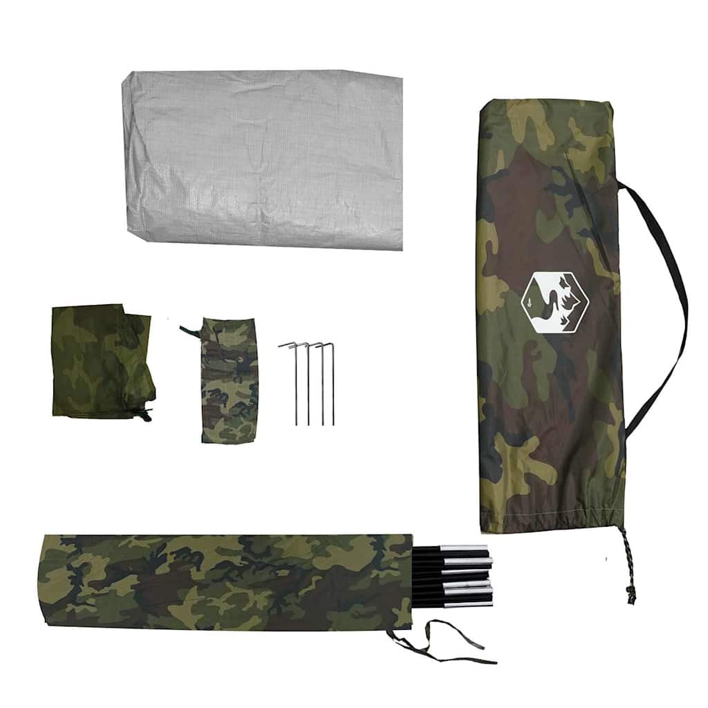 Dome Camping Tent for 2 Persons Camouflage Pattern Waterproof