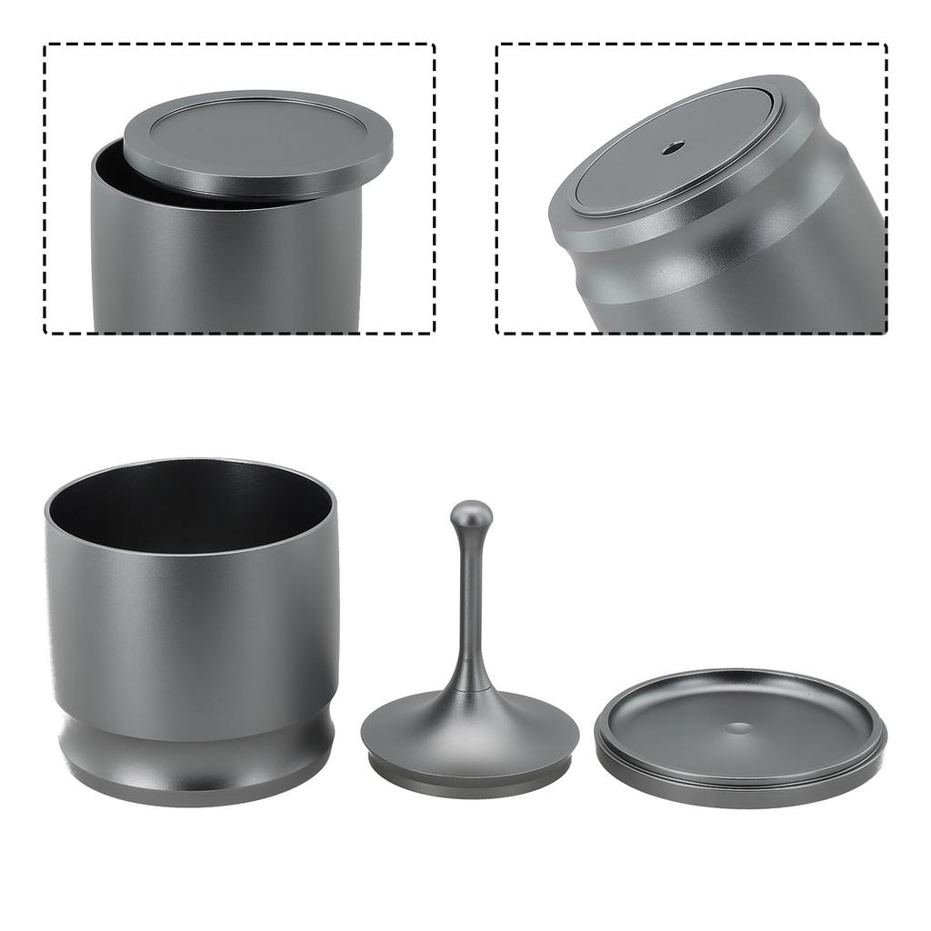 58 мм Кольца для дозирования кофейного порошка Пресс с крышкой Алюминиевый сплав Держатель кофейного фильтра Дозировочная чашка Чашка для заваривания кофе Дозировочное кольцо