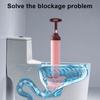 High Pressure Toilet Plunger Unblock Reverse Suction Design Powerful One Shot Air Drain