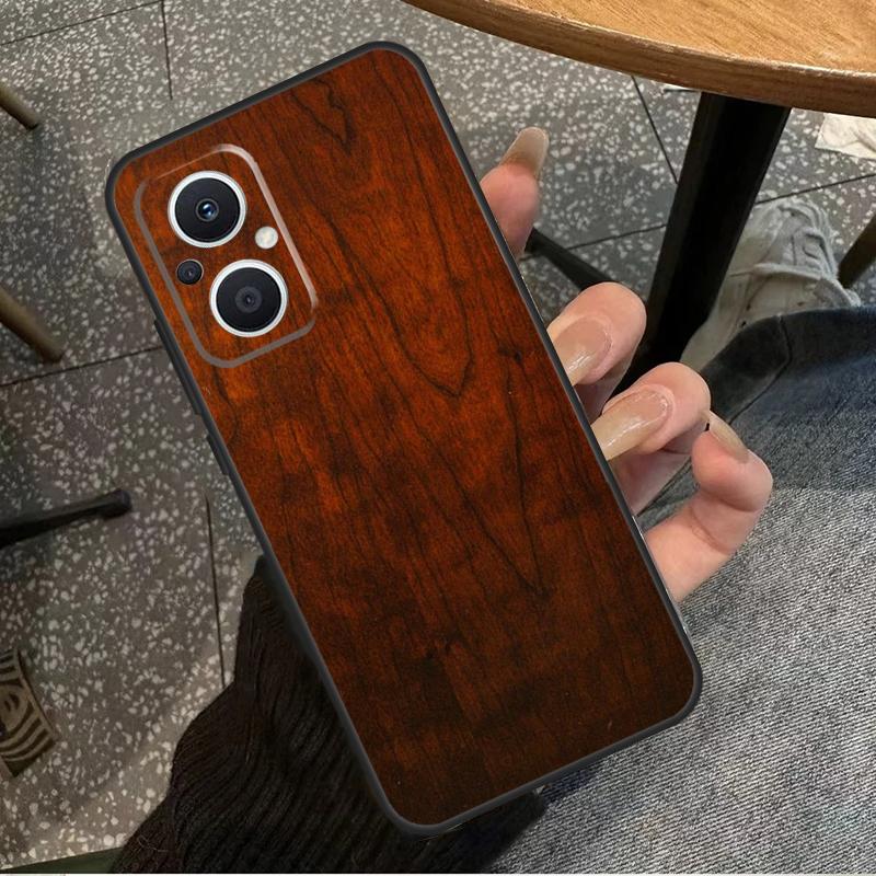 Oak Wood Texture Pattern Funda For OPPO Reno 8T 2Z 4Z 5Z 10 4 5 6 7 8 Lite OPPO Find X2 X3 Neo X6 Pro X5 Lite Case