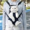 Double Shoulder Pet Backpack Breathable Dog Carrier Backpack  for Small Dog Cat Outdoor Accessories