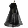 Transparent Mesh Ghost Cloak Dress Up Hooded Cloak Funny Women Halloween Costume  Cosplay
