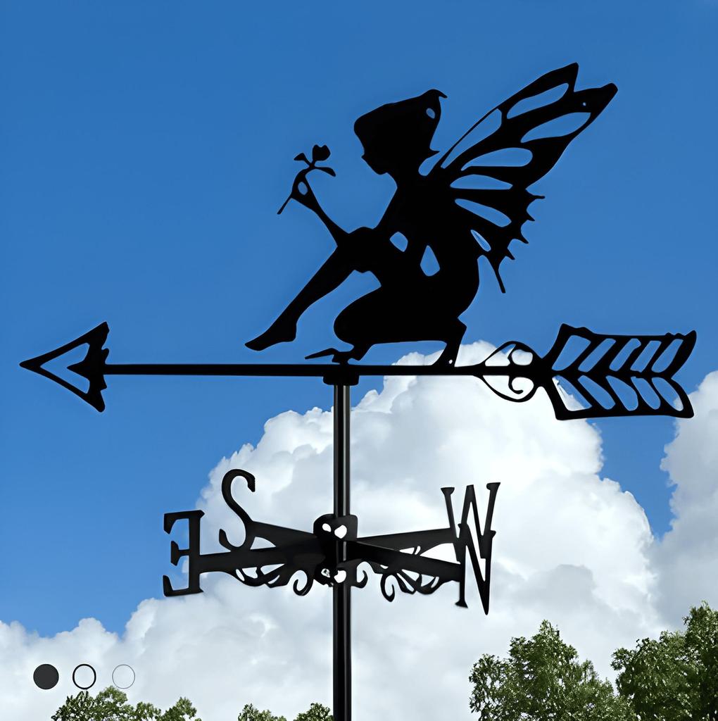 Декоративный железный флюгер - наружное украшение для металлической крыши