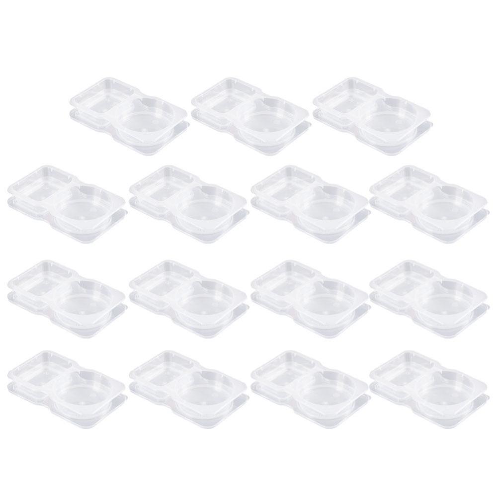 5/10Pcs with Hinged Lids Sauce Cup Containers Reusable Sauce Food Box Portable Sauce Box
