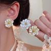 Роскошные Серьги-Камелии Изысканные Серьги с Лепестками Модные Цветочные Серьги Для Женщин Девушек