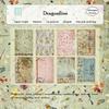 Dragonflies Scrapbook Paper Pad Assorted Pattern Decoupage Cardstock Vintage DIY Decorative Cardmaking Supplies 8pcs Junk