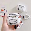 Мультяшный Снупи Защитный чехол для AirPods Pro Apple беспроводная bluetooth-гарнитура силиконовый мягкий чехол для 2-3 поколений