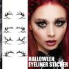 Halloween Eyeliner Sticker Horror Spider Bat Decorative Eyeliner Eyeshadow Fashion Party Makeup Tools Creative Party Makeup