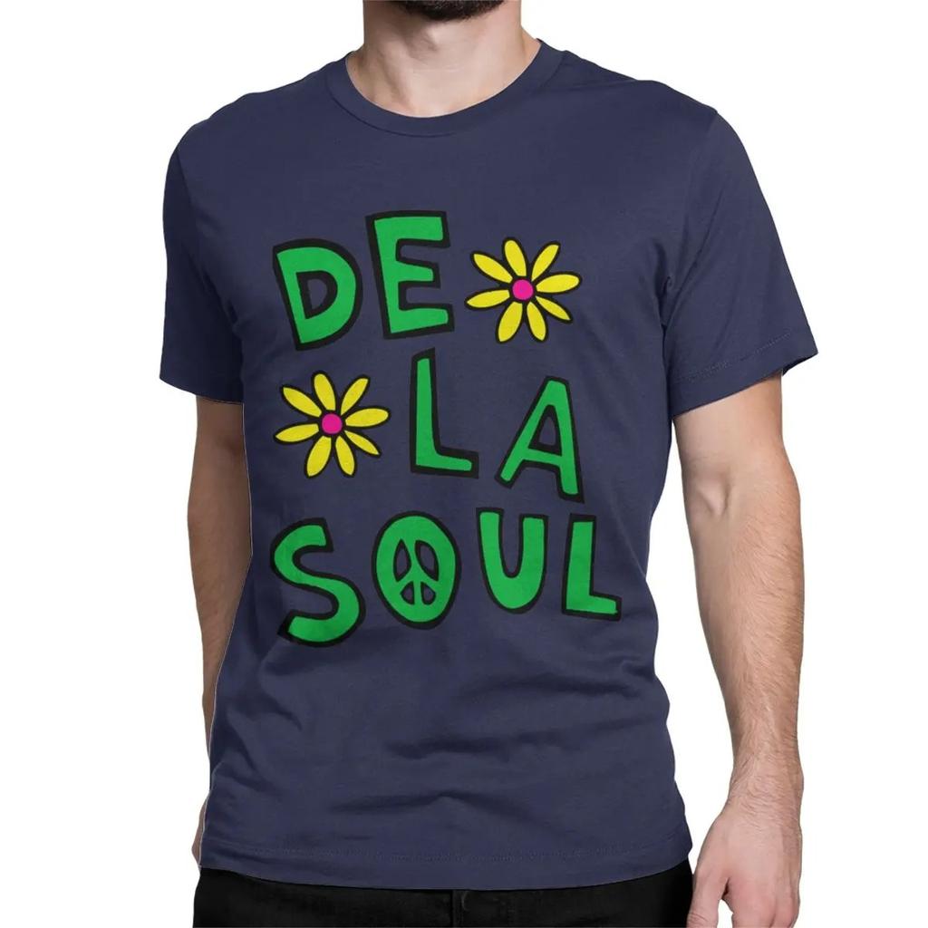 Мужские Женские Футболки De La Soul ATCQ A Tribe Called Quest Одежда из Чистого Хлопка Винтажные Футболки с Коротким Рукавом Футболки Большого Размера