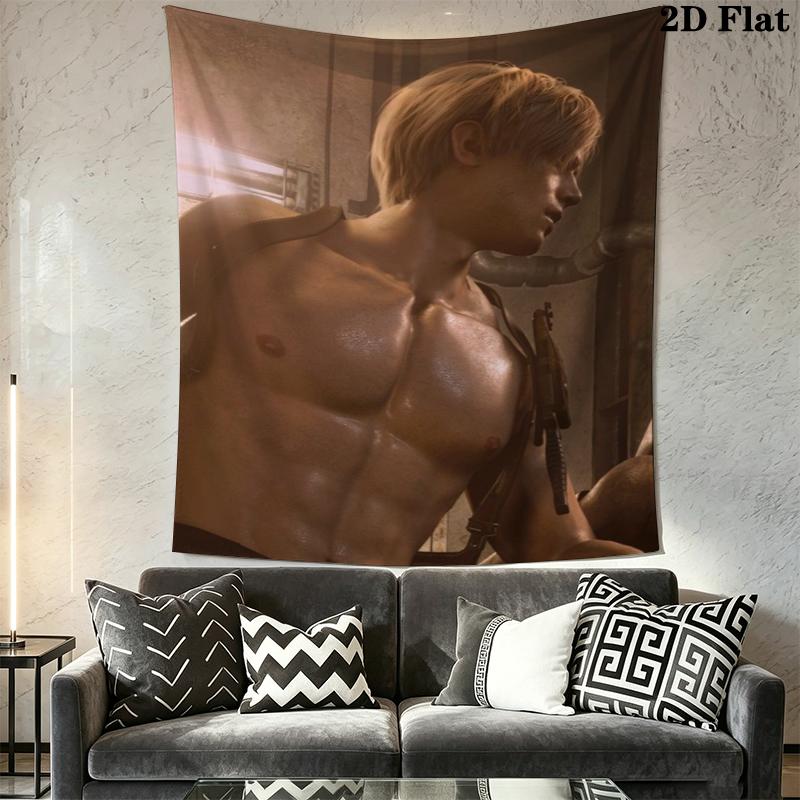 Resident Evil Wall Tapestry Aesthetic Wall Hanging Printed Fabric Blanket Decorative Tapestries for Bedroom Living Room Home Decor