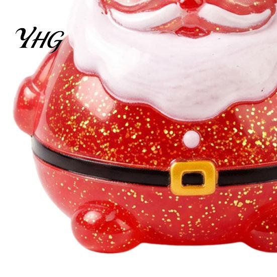 Glitter Santa Sensory Toys Claus Squeeze Toy, Slow Rising Maltose Stress Relief Fidget with Anxiety Gifts Glitter, Soft TPR Christmas Party Pinch Fun