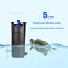 Fish Tank Turtle Tank Low Water Level Filter Built-in Submersible Pump In Aquarium