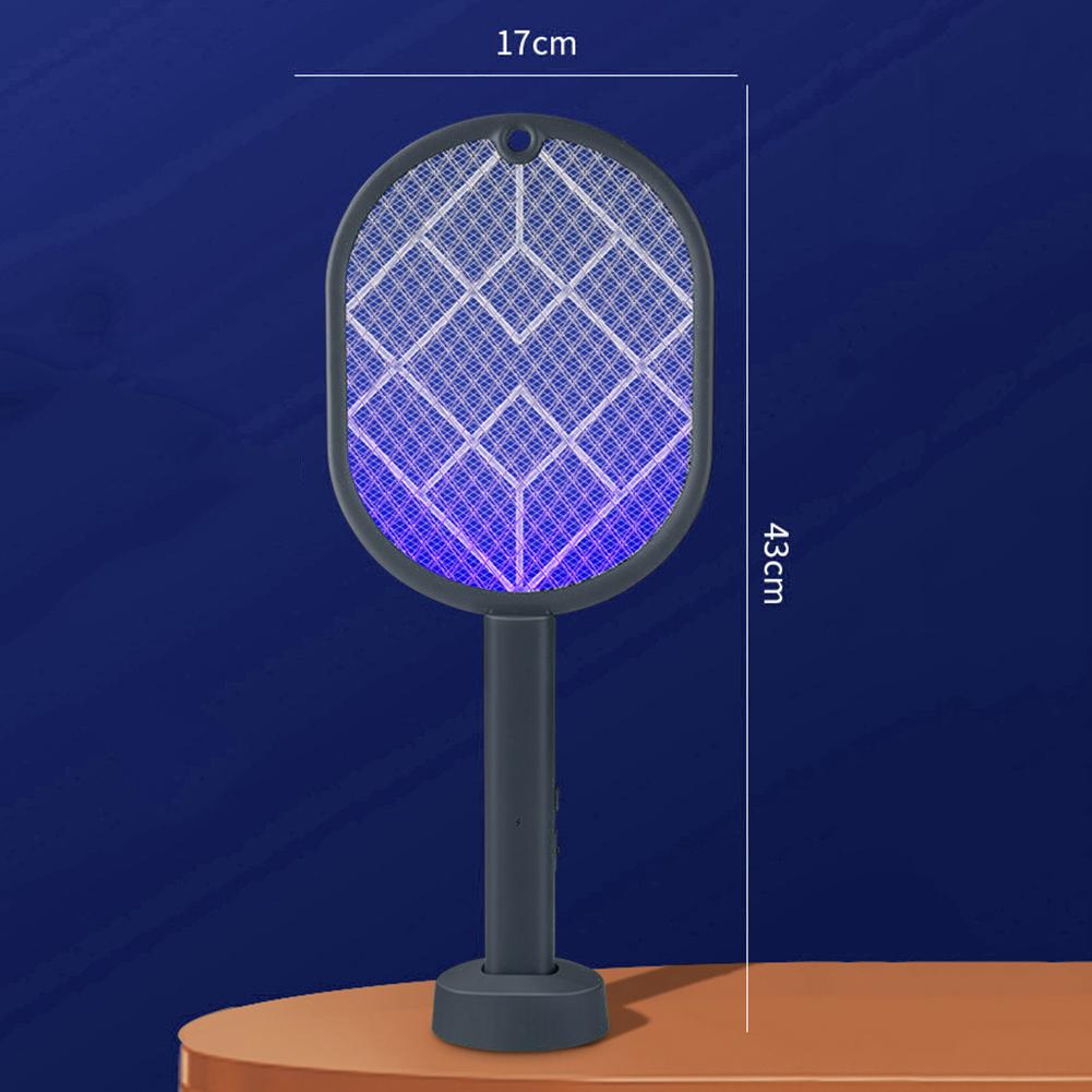 Mosquito Killer Foldable Electric Fly Swatter Trap USB Rechargeable Mosquito Racket Insect Killer with UV Light Bug Zapper 3000V