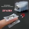 2pairs Invisible Hidden Magnetic Metal Snaps Button DIY Accessories for Overcoat Handbag Garment Scrapbooking