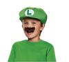 Super Mario Brothers Luigi Детская шапка с усами Super Mario Brothers Luigi Детская шапка с усами Хэллоуин Рождество & & Один размер