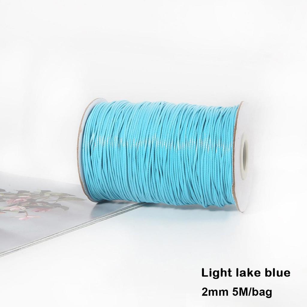 Разноцветные вощеные хлопковые шнуры для макраме, ювелирные бусины, изготовление ювелирных изделий своими руками