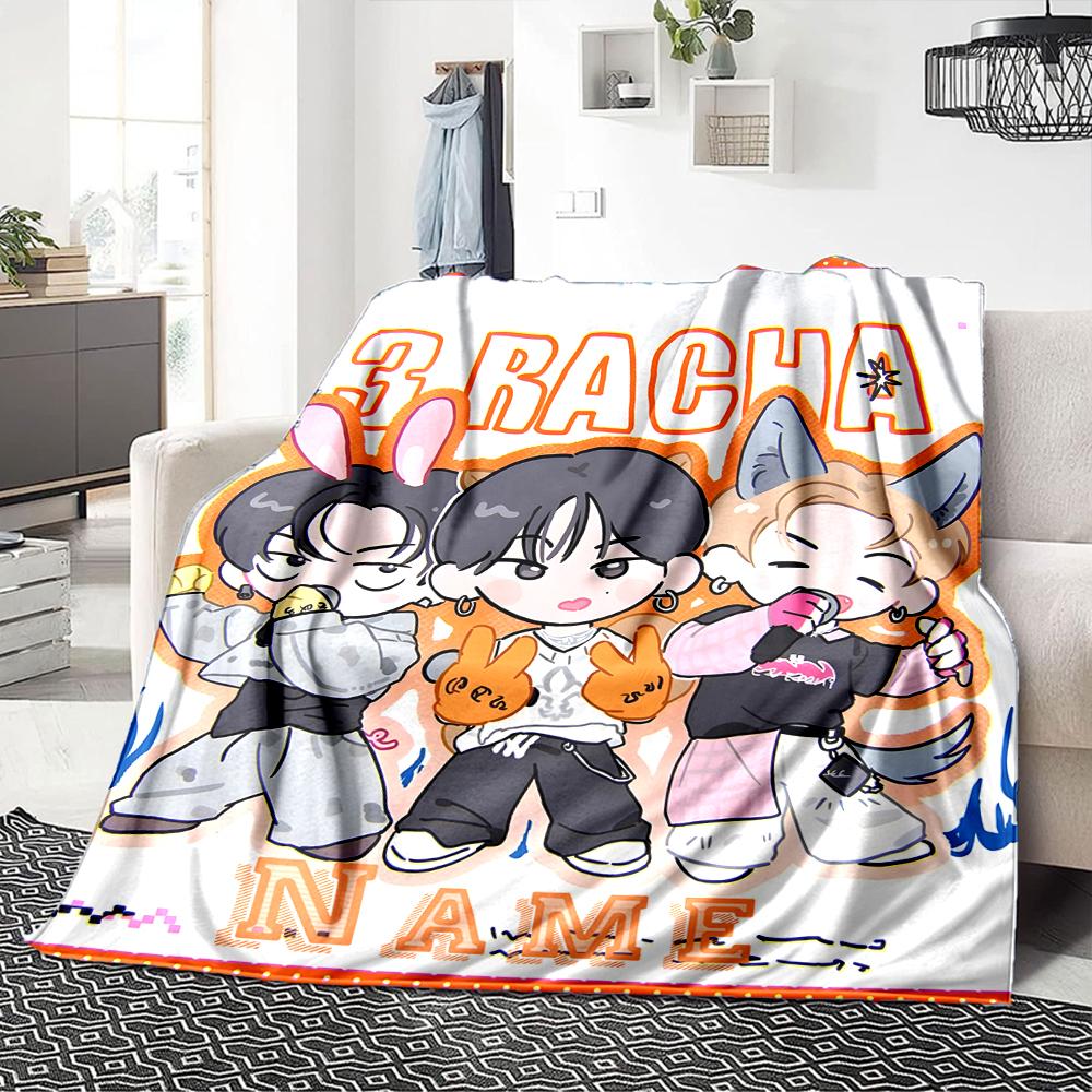 Custom Name Name Cute Animal Friends Party Blanket For Couch Bed Plush Cozy Fuzzy Blanket Super Soft Warm Blankets For Fall And Winter 091640