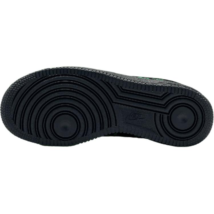 Nike Air Force 1 Low GS Matrix Kids Sneakers Black Green-Strike Vivid-Purple HV4763-001