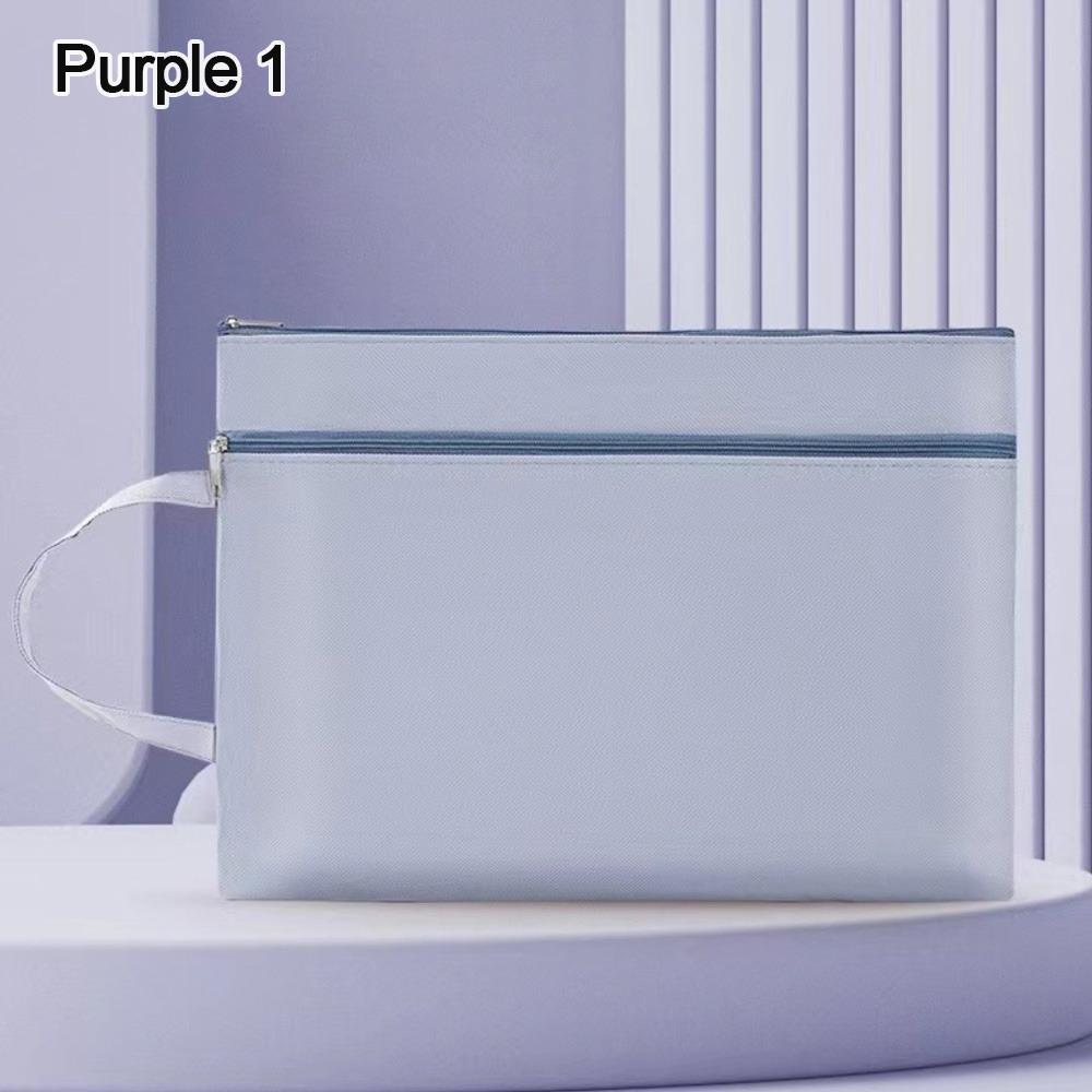 Oxford Cloth Document Bag Large Capacity Briefcase Document Organiser  School Office