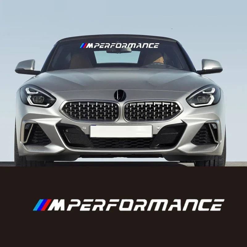 1 шт. Наклейка-солнцезащитный козырек на лобовое стекло автомобиля M Performance для BMW E28 E30 E34 E36 E46 E49 E90 E60 F30 E36 E87 F20 X3 X5 X7