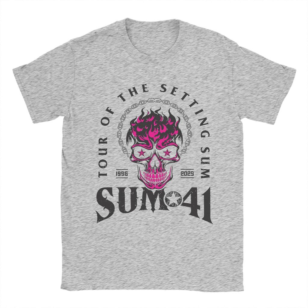 The Final Tour Sum 41 TShirt Unisex Funny Cotton Tee Shirt Round Collar Short Sleeve T Shirts Big Size Tops