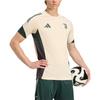 adidas Мужская футболка Juventus Tiro 25/26 с разрезами, круглым вырезом, прямым кроем, коротким рукавом, верх JN7472