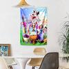 Digital Circus Style Wall Decor Tapestry Art For Pet Memorial Birthdaywedding Party Backdrop Family Gift