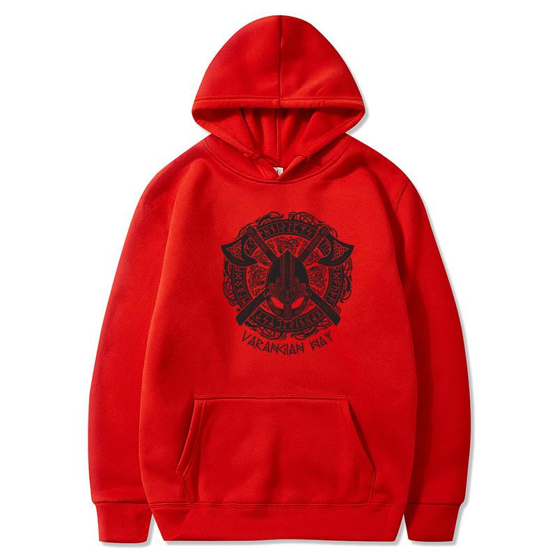Мужские и женские длинные рукава Viking свитера мода личность печать мужская толстовка свободные ретро мужские толстовки