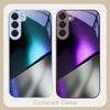 Загадочный цвет и свет Для Samsung S26 S22 S8 9 10 S20 Ultra S21 Pro S22 Plus S23 FE S24Ultra S25 Edge S24+ Стеклянный Чехол для Телефона