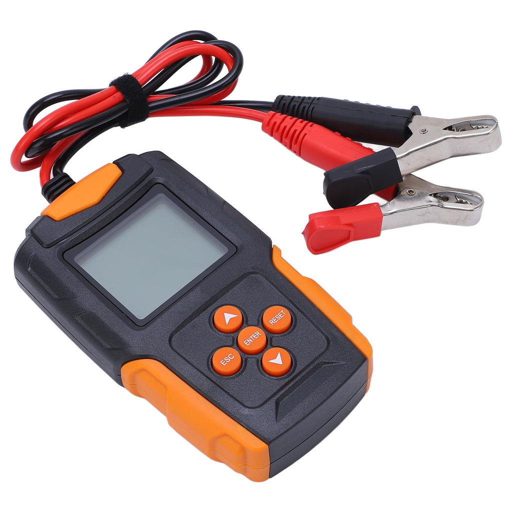 Интеллектуальный тестер аккумулятора с зуммером, портативный цифровой дисплей, тестер аккумулятора, измерение сопротивления CCA