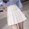 Women Grils Summer Short Skirt High-Waist Pleated Mini Skirt A-Line Slim Skirts XS-XXXL