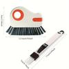 2PCS Window Track Cleaning Brush - Detachable Door and Window Side Brush, Glass Corner Cleaner, Plastic Side Seam Cleaning Plastic Brush