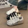 Velcro Bread Big Head Shoes Women's New Autumn Platform Heightening Shoes Casual Board Shoes Sports