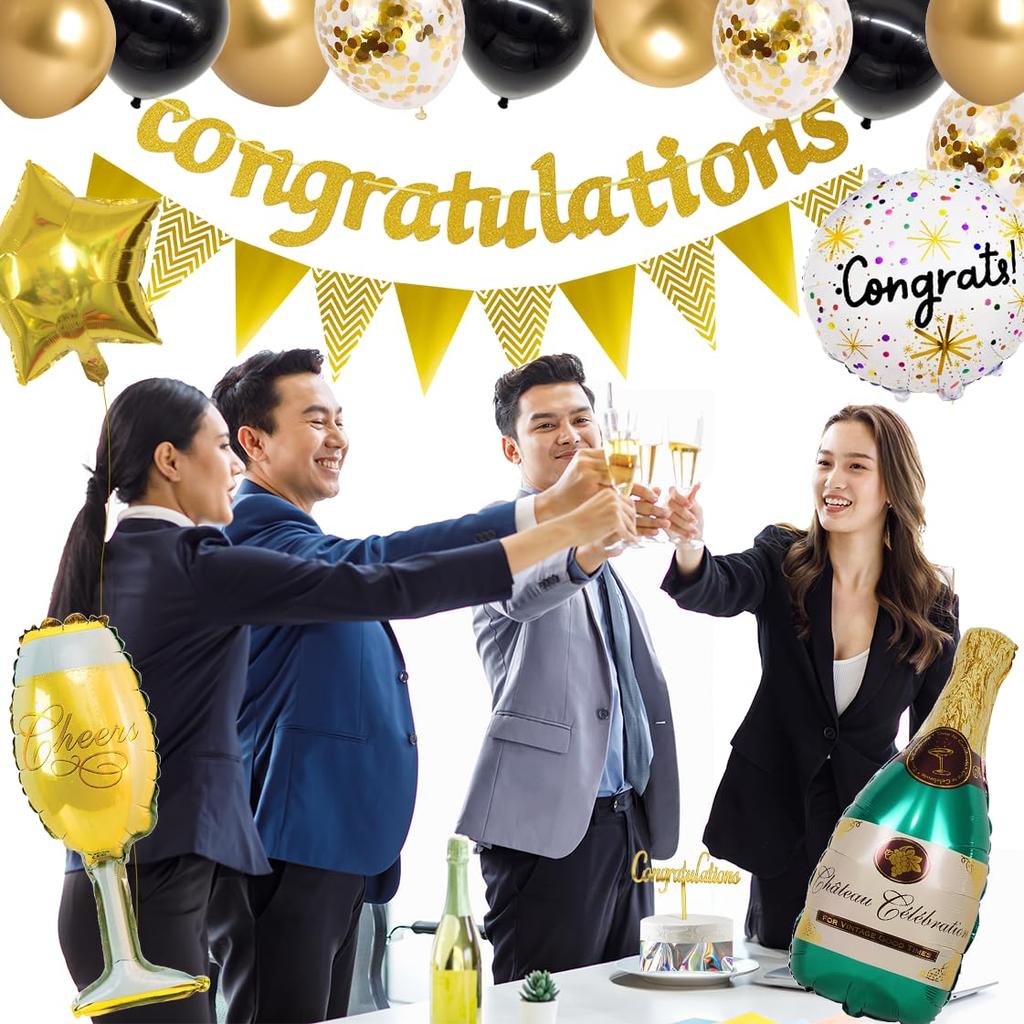 Поздравления Празднование годовщины Украшение шарами Набор для украшения торта Церемония поступления в школу Выпускной Свадьба Помолвка Празднование