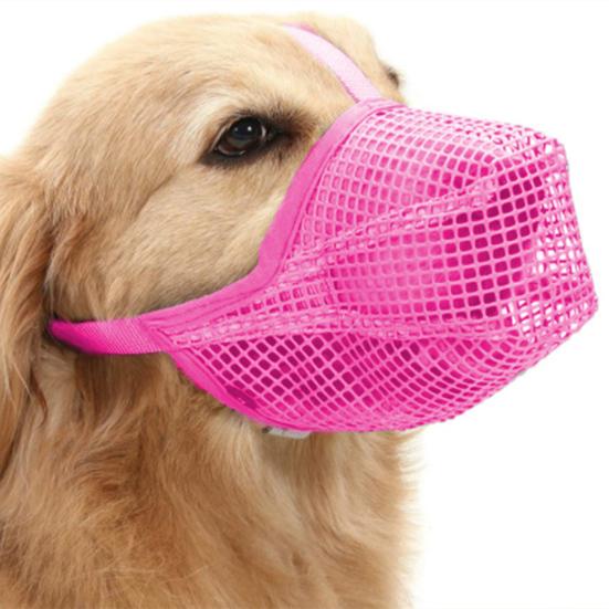 Намордник для собак, регулируемый, мягкий, сетчатый, для собак малых, средних и больших пород, предотвращает укусы и жевание, дышащий, намордник для домашних животных