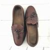Винтажные 80-90-е / Сделано в США / Кожаные лоферы с кисточками Allen Edmonds “Ashford” Коричневые /10D / 27.5см/(ИСПОЛЬЗОВАЛ)
