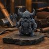 Скандинавский Мифологический Орнамент Статуэтка Викинга Гнома Воина 3D Печатная Фигурка Варвара Рогатый Настольный Аксессуар Декор Шлема для Дома Офиса Коллекционный