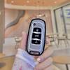 Высококачественная ТПУ Защитная Крышка для Ключей Автомобилей Geely - Черно-Белая и Розовая Полоски