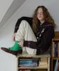 Murmure [100% Wool] Daph Flower Jacquard Zip-Up Cardigan/Daph Cardigan_2Colors