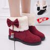 Новые зимние ботинки Женские зимние ботинки Теплые ботильоны на танкетке для женщин Зимняя обувь Платформа Водонепроницаемые